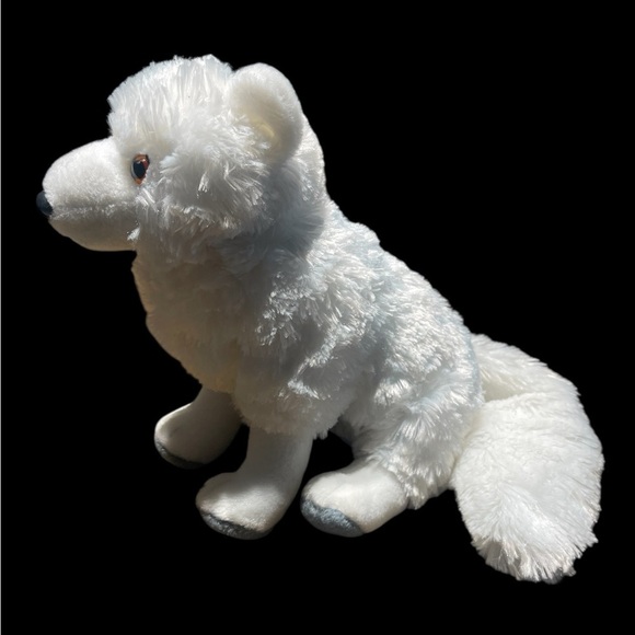 Wild Republic Cuddlekins Arctic White Fox Plush Realistic Stuffed Animal 10-11” - Picture 3 of 9